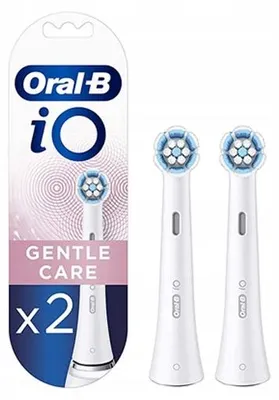 Produktbild von Oral-B iO Gentle Care Zahnbürstenkopf Weiß 2 Stück
