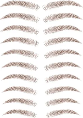 Produktbild von INF Augenbrauen Tattoo 6D Braun 10 Paar