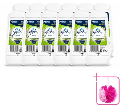 Productafbeelding van 12 x Glade Gel luchtverfrisser - Maiglöckchen (maagdenviooltje) - 150 g - Voordeelpakket - 12 stuks
