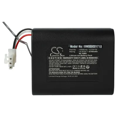 Produktbild von vhbw Akku kompatibel mit Miele Scout RX3, RX2 Saugroboter (6700 mAh, 14,8 V, Li-Ion)