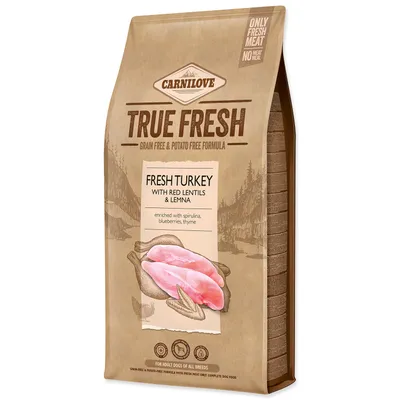 Productafbeelding van Granulaat voor honden, Carnilove TRUE FRESH Kalkoen, voor volwassen honden, 11,4 kg