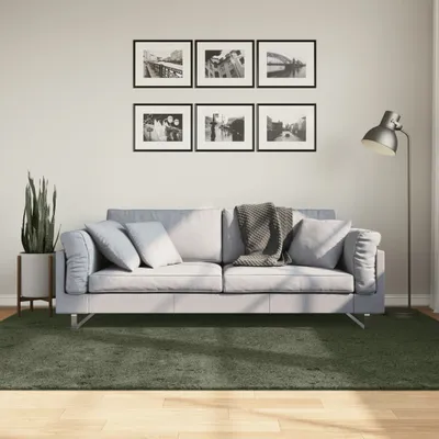 Produktbild von "2026 Promotion" Moderne Teppich HUARTE Kurzflor Weich und Waschbar Waldgrün 160x230 cm - Designerteppiche CC22774