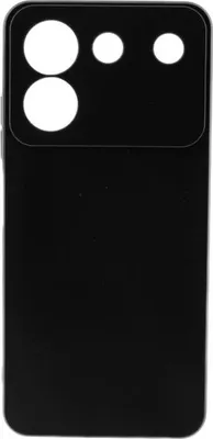 Image de Housse silicone pour téléphone portable Bumper Softcase compatible avec ZTE Blade A54 noir