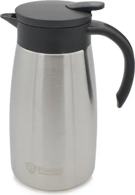 Image de Pichet isolant en acier inoxydable - 1000 ml, idéal pour les boissons chaudes et froides
