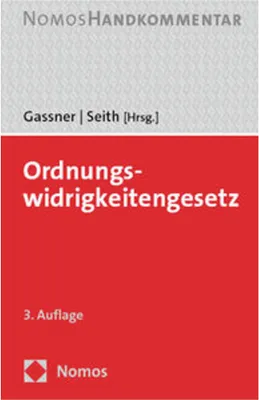 Produktbild von Ordnungswidrigkeitengesetz