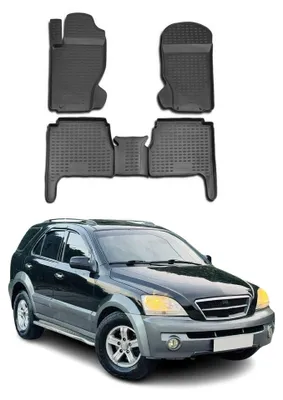Zdjęcie produktu dla 2002-2009 Kia Sorento dywaniki podłogowe TPE czarne 4 szt