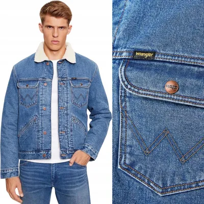 Obrázok produktu pre Wrangler - Pánska džínsová bunda (124MJ), veľkosť:XXL, farba:wranch