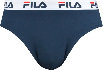 Image de FILA Homme Slip - Briefs, ceinture logo, Urban, Coton Stretch, uni, S-2XL Marine M