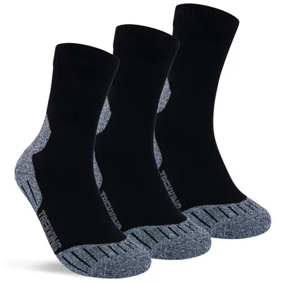 Produktbild von 3 Paar Sportsocken Herren & Damen Funktionssocken Laufsocken Wandersocken Stoßabfedernd 16101 - Grau 39-42