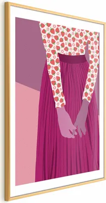 Produktbild von Posterpapier Poster - Strawberry Lady 60x90 cm Menschen h-A-0143-ao-a