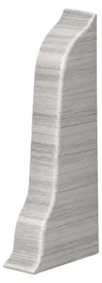 Productafbeelding van Sokkelplint SLK50, wit eikenhout - Eindstuk, rechts