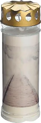 Image de Bolsius Bougie à feu continu n°7 avec motif nuages