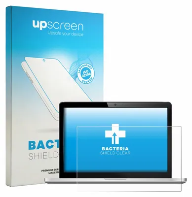 Produktbild von upscreen Schutzfolie für Notebooks mit 38.9 cm (15.3 Zoll) Displays 329 x 205.6 mm Displayschutz Displayschutzfolie Folie Klar antibakteriell