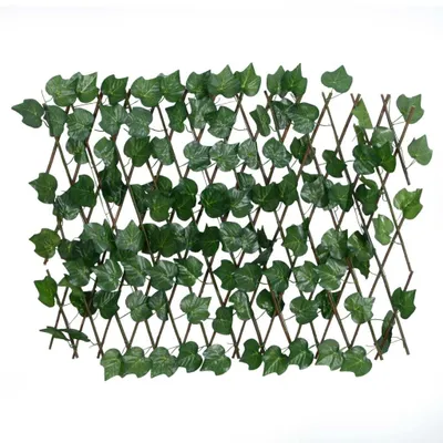 Immagine prodotto di Traliccio Foglie Vite Artificiale Espandibile Verde 190x60 cm