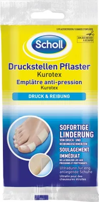 Produktbild von Scholl Druckstellen Pflaster Kurotex 5 Stück