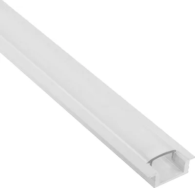Produktbild von A25 LED Aluprofil Weiss 2m milky Einbauprofil