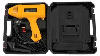 Immagine prodotto di Saldatrice manuale, corrente regolabile, design portatile, giallo