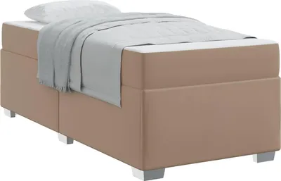 Immagine prodotto di vidaXL Struttura letto con materasso Cappuccino 80 x 200 cm tessuto
