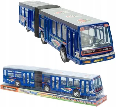 Produktbild von QULKI Gelenkbus Stadtbus mit Reibungsantrieb für Kinder
