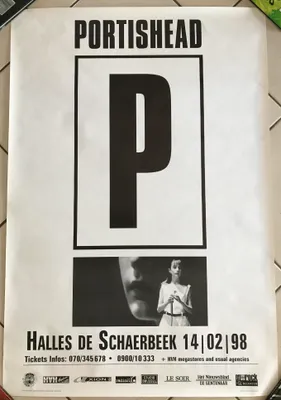 Obrázek produktu pro Portishead - Belgie, 1998 - Plakát - 61x91 cm