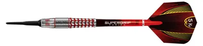Immagine prodotto di Harrows - Freccette "Saru King 2", punta morbida PP4088 (19 g) (nero/rosso)