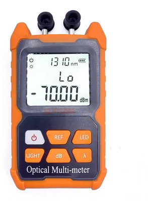 Imagen del producto de Multímetro óptico portátil E-280 con VFL, rango de prueba de -50 dBm a +26 dBm