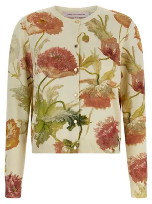 Produktbild von Carolina Herrera Cardigan aus Seide in Weiss