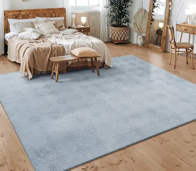Image de Tapis de salon Chambre à coucher Motif scandinave boho Géométrique Taille 240x340 cm