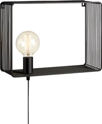 Produktbild von Markslöjd Shelf, Oberfläche, Rechteck, 1 Glühbirne(n), E27, IP20, Schwarz
