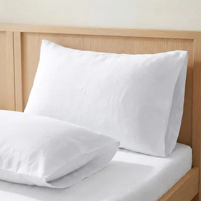 Zdjęcie produktu dla Poszewka na poduszkę Poszewka na poduszkę 45 x 70 cm - Zestaw 2 szt. - Biała - 100% bawełna - Hipoalergiczna