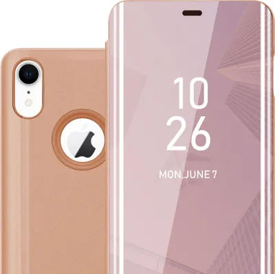 Obrázek produktu pro Cadorabo Mobile Case pro Apple iPhone XR v růžovém krytu Zadní kryt Ochranné pouzdro Book Case Booklet