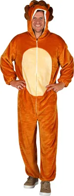 Produktbild von Kostüm Overall Plüsch Löwe, Groesse:XL/XXL