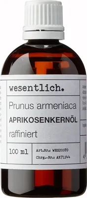 Produktbild von Aprikosenkernöl (100ml) - 100% reines Öl (Prunus Armeniaca) von wesentlich.