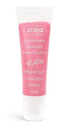 Obrázok produktu pre Ziaja Codziennie Nawilża Błyszczyk soczysty arbuz, 12 ml - Długi termin ważności!