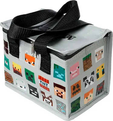 Produktbild von Puckator Minecraft Lunchtasche Mehrfarbig  Mehrfarbig One Size