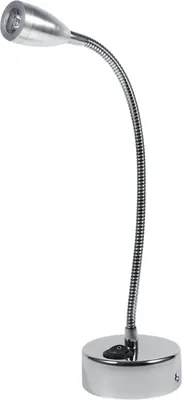 Produktbild von Silberne LED-Wandlampen, flexibler Schwanenhals, Schlafzimmer-Nachttisch-Leselicht, warmweiß (Typ 2)