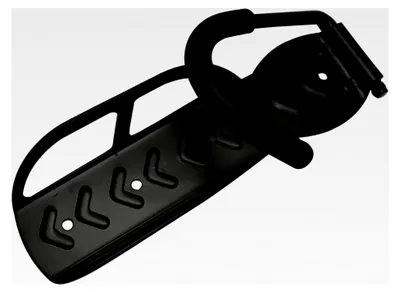Produktbild von 4 Stück Fahrradhalter Wandhalterung schwarz für 4 Fahrräder