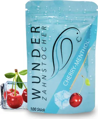 Produktbild von Wunderzahnstocher Cherry Menthol Aroma Refill Pack 100 Stück