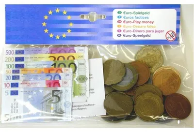 Image de Klein - 9612 - argent factice en euros - jeu d'imitation - accessoire marchande