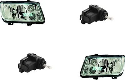 Produktbild von Johns, Scheinwerfer passend für VW Bora 1J2 10/98-05/05 Set Links Rechts mit Stellmotor 1J0941295B 1J0941295F 9948336 1J0941295C 6X0941295 6X0941295D