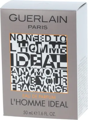 Obrázek produktu pro Guerlain L'Homme Idéal, Pánské, 50 ml, Nedoplnitelná lahvička, Almond, Vanilla Tincture, Leather Note, Sprej, Alcohol, aqua (water), parfum (fragrance), limonene, linalool, ethylhexyl methoxycinnamate,...