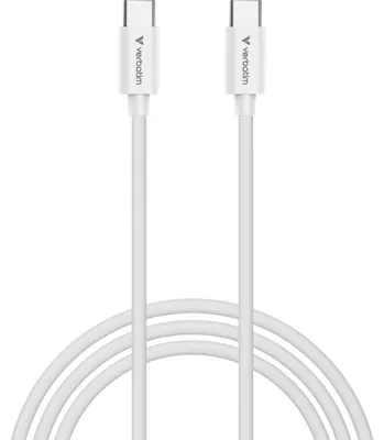 Obrázok produktu pre Verbatim 32409, 3 m, USB C, USB C, USB 2.0, 0,48 Gbit/s, Biela