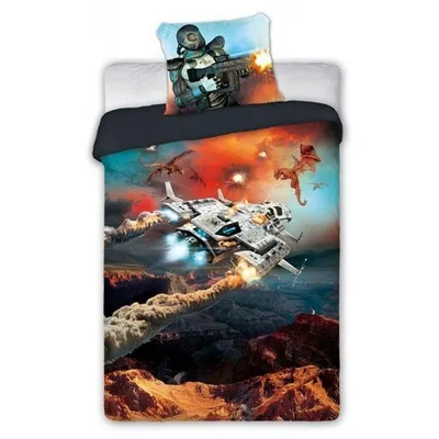 Obrázok produktu pre FARO Posteľná bielizeň Gamer Bavlna, 140/200, 70/90 cm