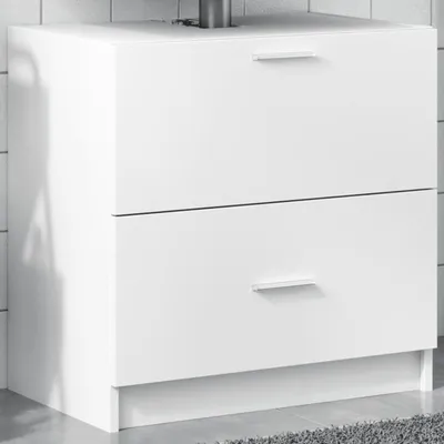 Produktbild von "2026 Promotion" Waschbeckenunterschrank - Badezimmerschrank - Weiß 59x37x59 cm - Holzwerkstoff - Badezimmer CC30545