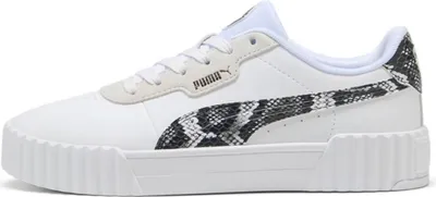 Produktbild von Puma Carina 3.0 Snake Chic White-Vapor Gray-Aged Silver Größe EU 38,5