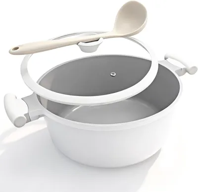 Obrázok produktu pre Varný hrniec 28 cm, 7 l, keramický nepřilnavý povrch, hliníková pokrievka, pre kuchyňu