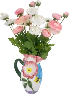 Produktbild von abc HOME | Vase mit Kunstblumen | Keramik | 26 cm H