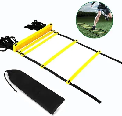 Produktbild von Koordinationsleiter Fußball-Koordinationsleiter Fitnessleiter mit Sporttasche für Sport-Fußballtraining Koordinationstraining