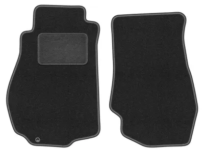 Obrázek produktu pro Přední velurové koberce pro: Nissan 350Z 2003-2009 (kupé) – 2 ks, grafitové, na míru – Wielganizator LUX