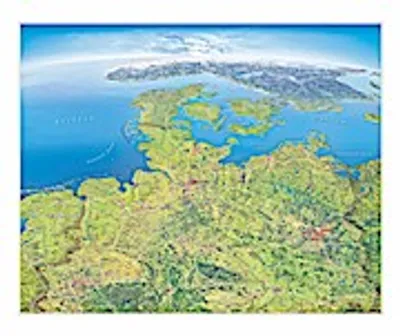 Image de Carte panoramique de l'Allemagne du Nord